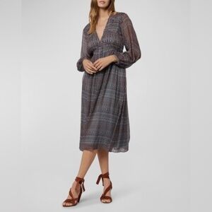 Joie Multicolor Long Sleeve Dress